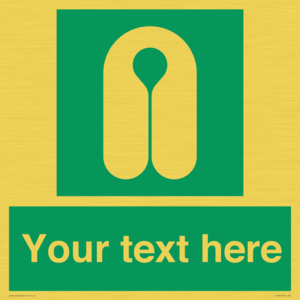 Custom sign safe condition Lifejacket